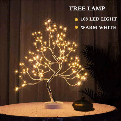 Whimsical Fairy Light Spirit Tree