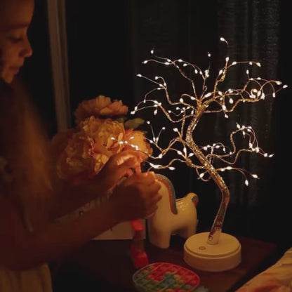 Whimsical Fairy Light Spirit Tree